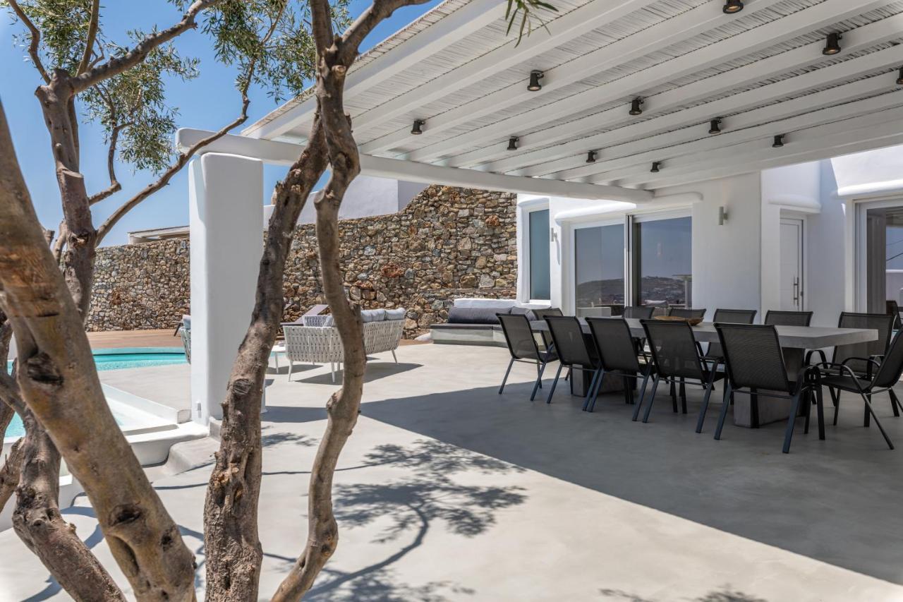 Villa In Mykonos - 6 Bedroom - 1Km From Mykonos Town - Infinity Pool - Sunset View Esterno foto