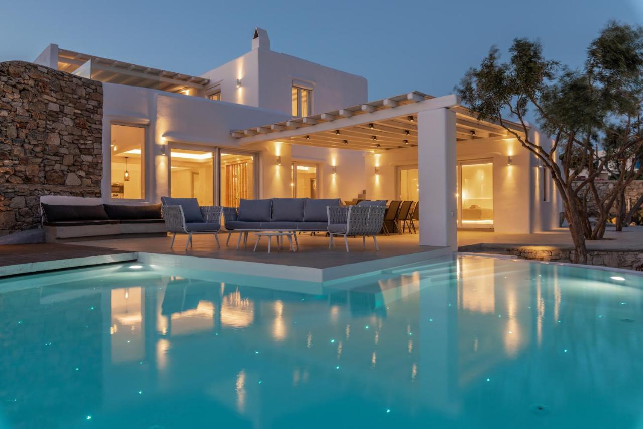 Villa In Mykonos - 6 Bedroom - 1Km From Mykonos Town - Infinity Pool - Sunset View Esterno foto