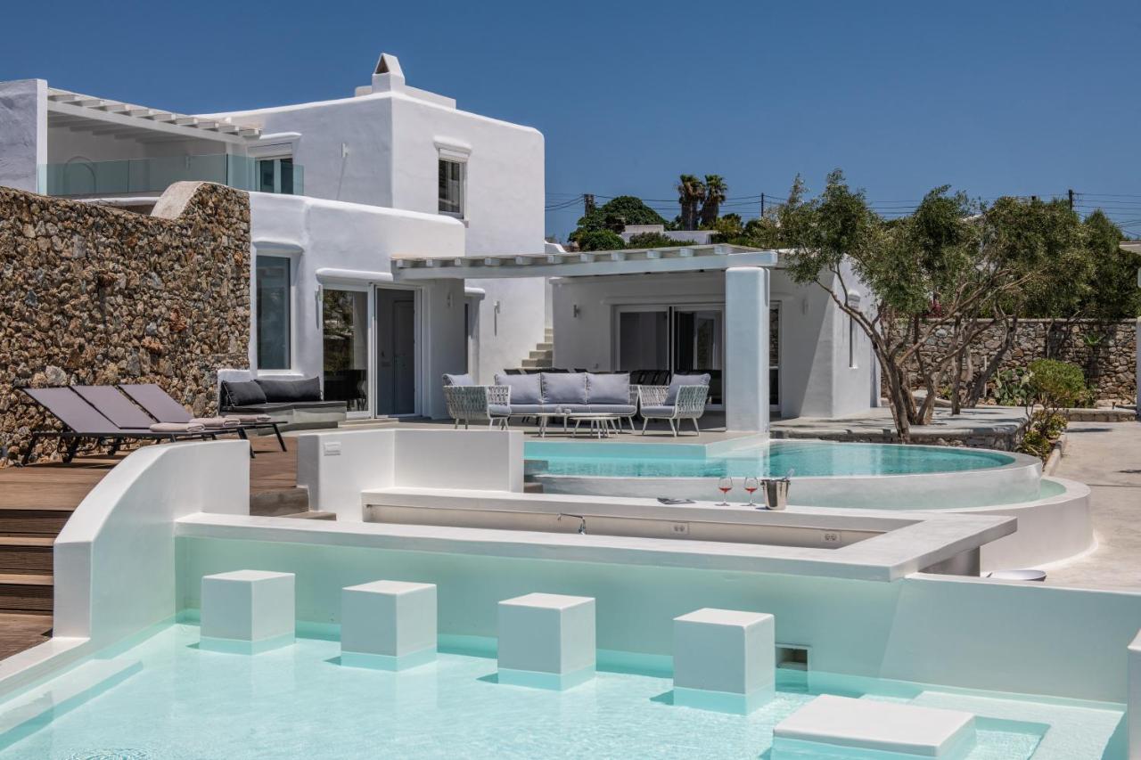 Villa In Mykonos - 6 Bedroom - 1Km From Mykonos Town - Infinity Pool - Sunset View Esterno foto