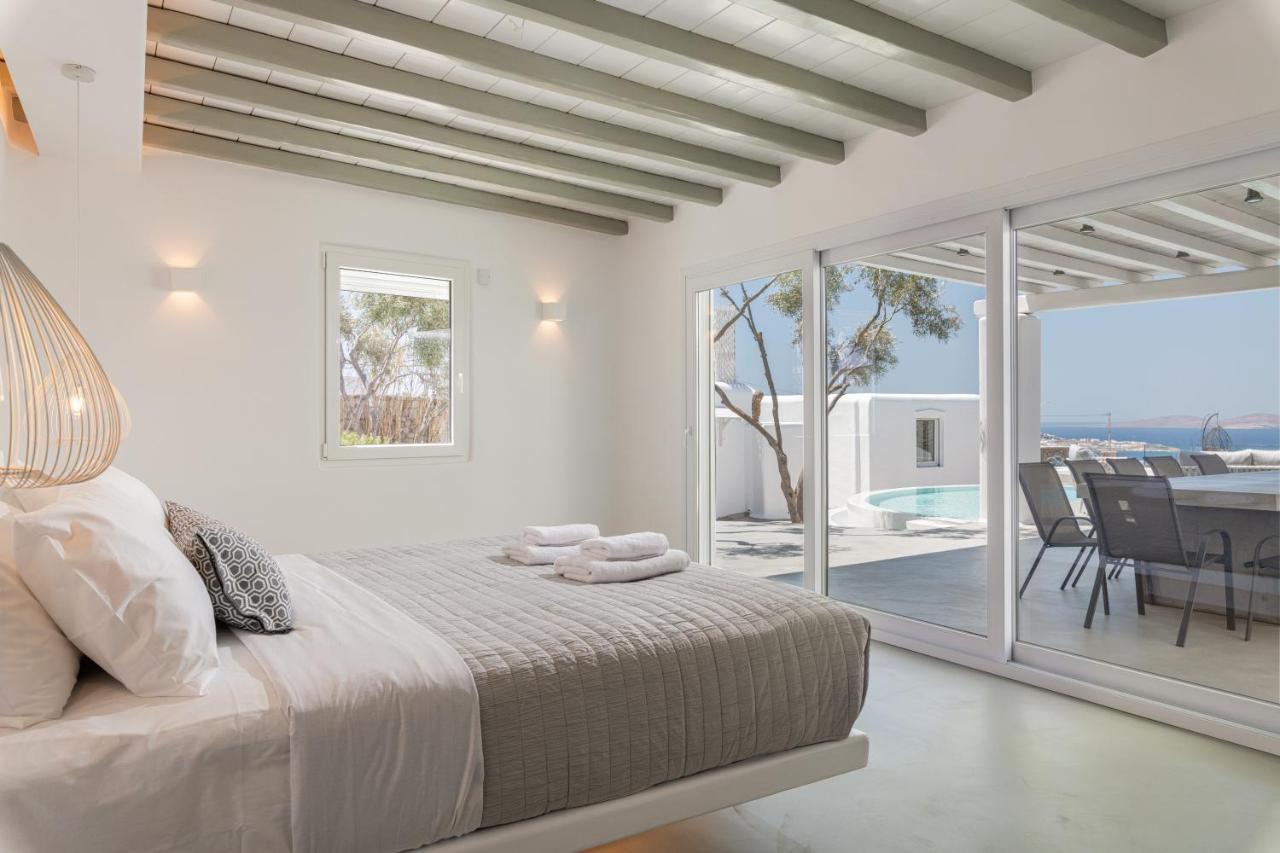 Villa In Mykonos - 6 Bedroom - 1Km From Mykonos Town - Infinity Pool - Sunset View Esterno foto