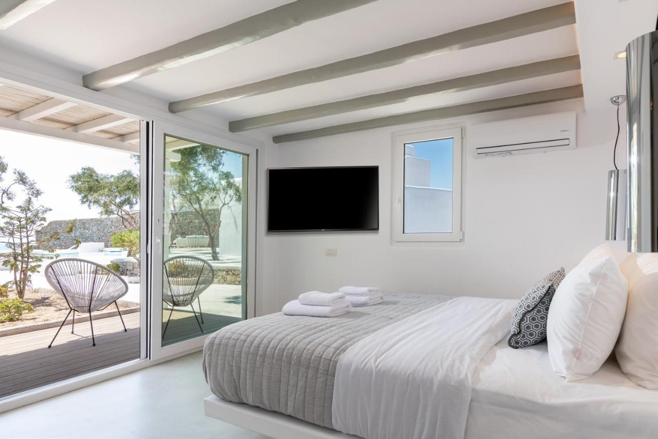 Villa In Mykonos - 6 Bedroom - 1Km From Mykonos Town - Infinity Pool - Sunset View Esterno foto